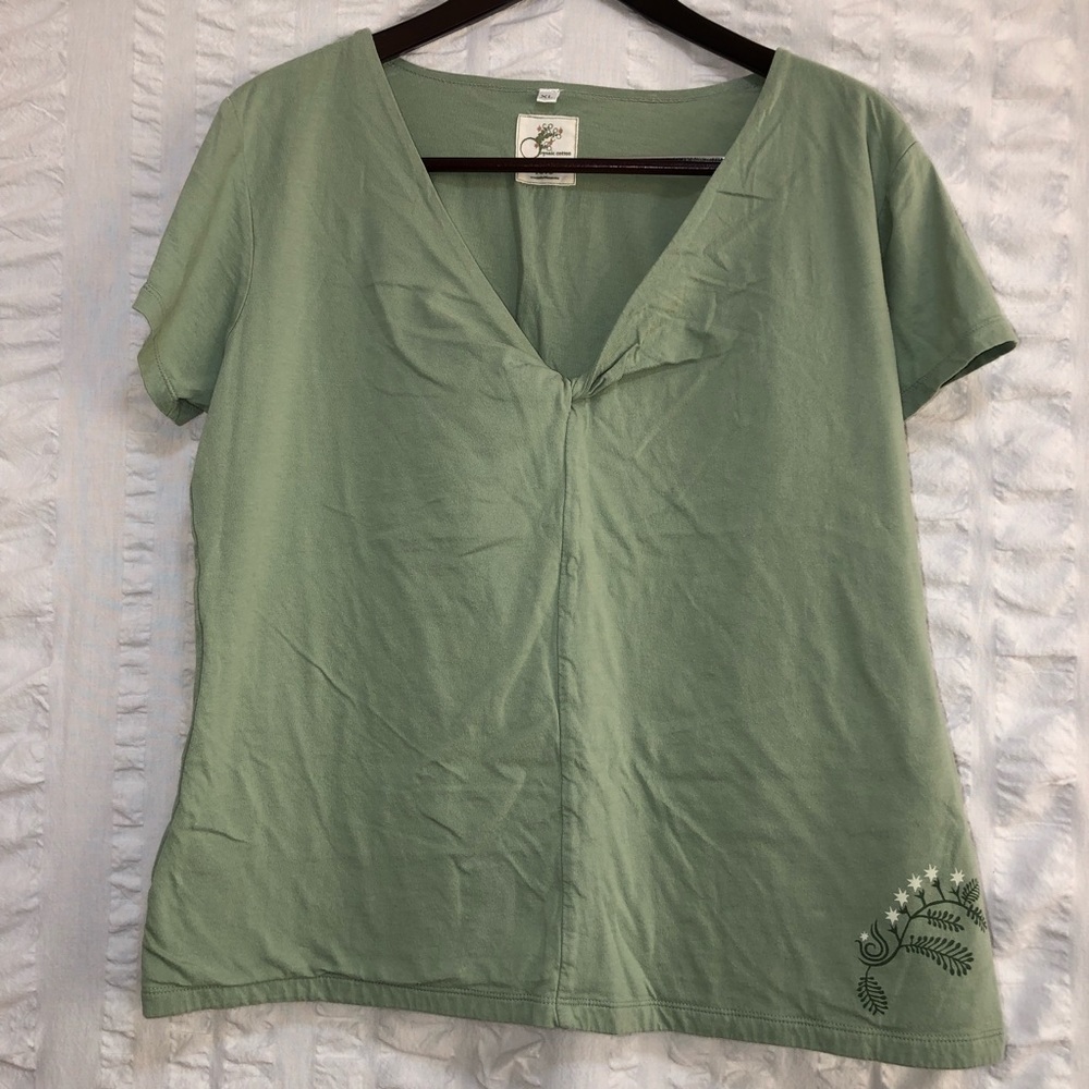 Isis Organic Cotton Twist Front Top